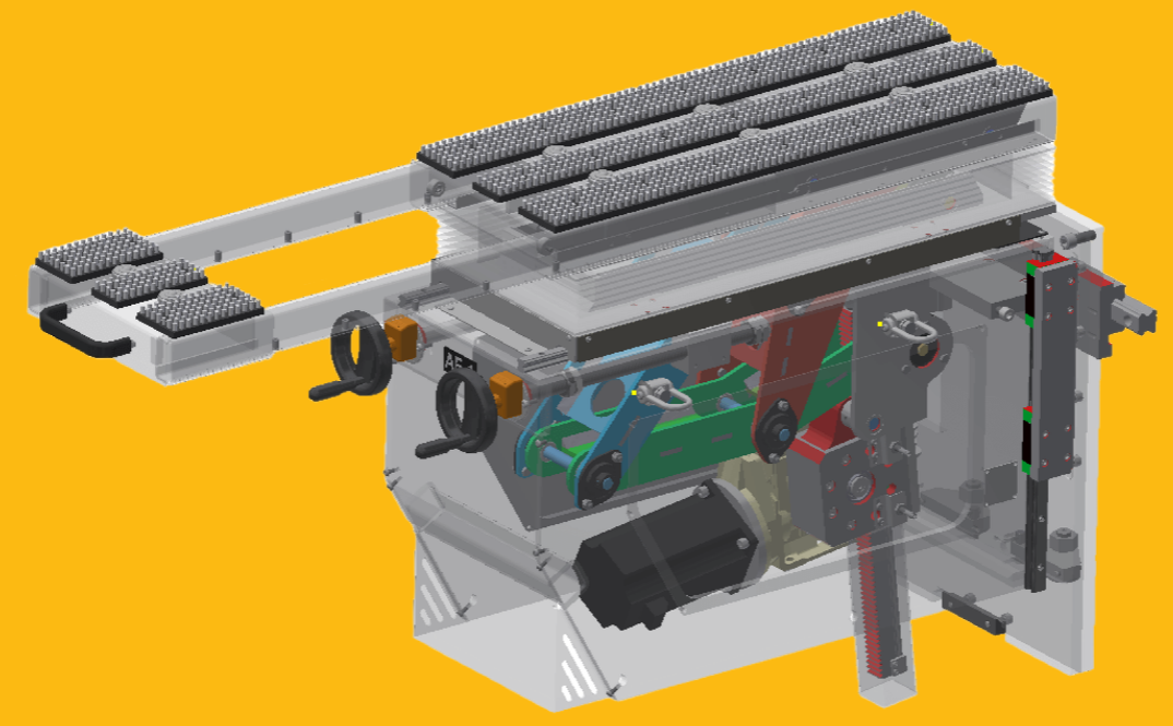 press brake front sheet follow supports system