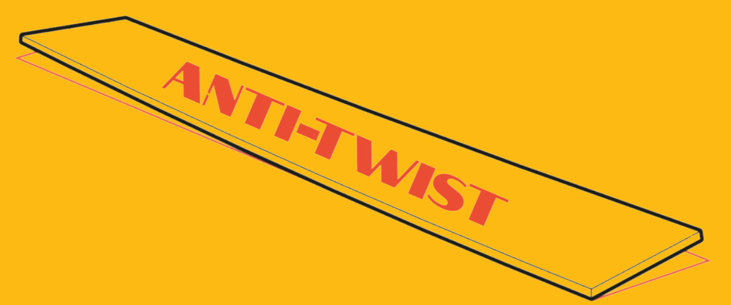 anti twist shearing sheet of shearing machine