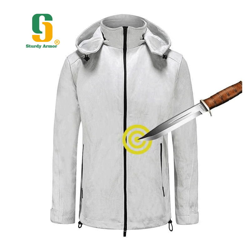 Flexible stab-resistant jacket