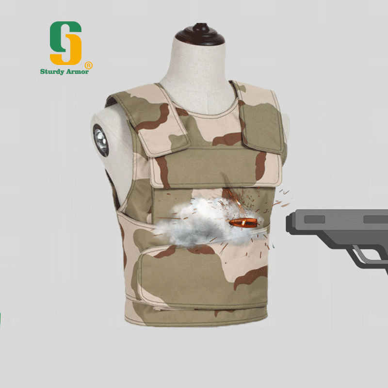 Desert camouflage bulletproof vest