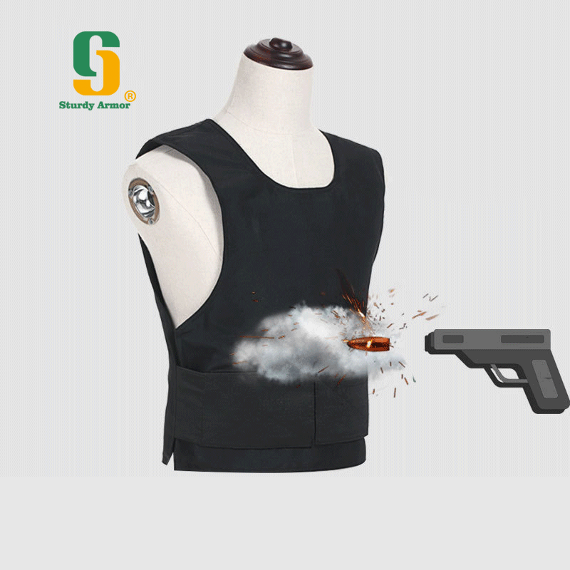 Round neck bulletproof vest