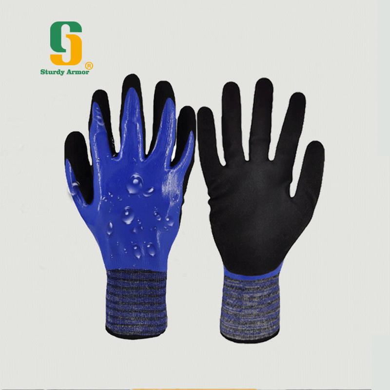 Nitrile Full Palm Dipped Gloves