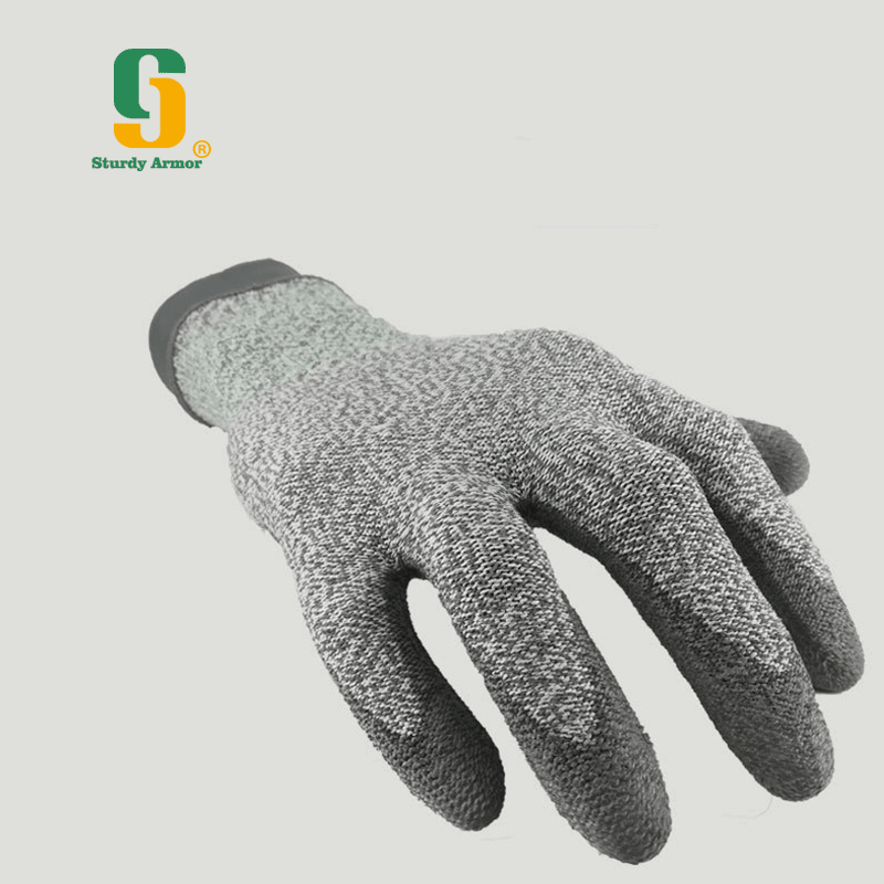 PU dipped anti-cutting gloves