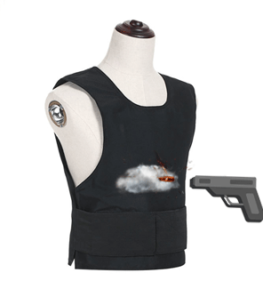 Round neck bulletproof vest