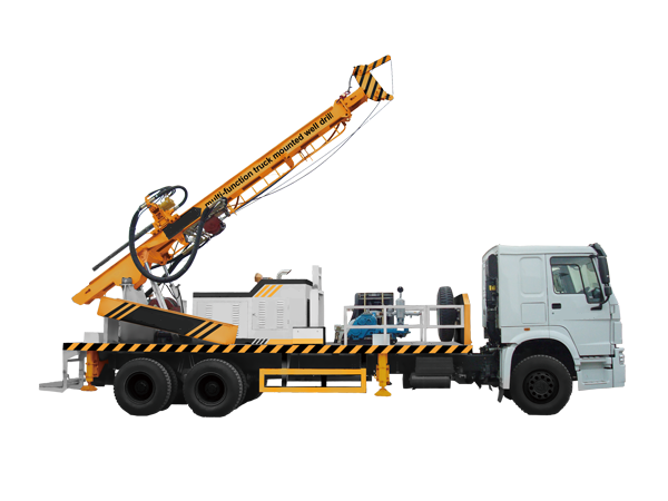 Truck-mounted DTH drill