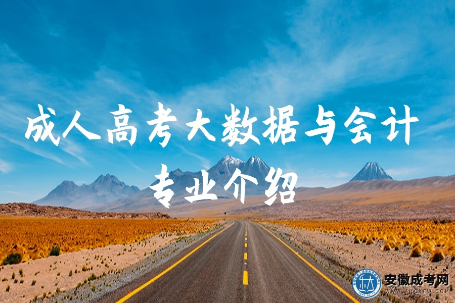 成人高考大数据与会计专业介绍