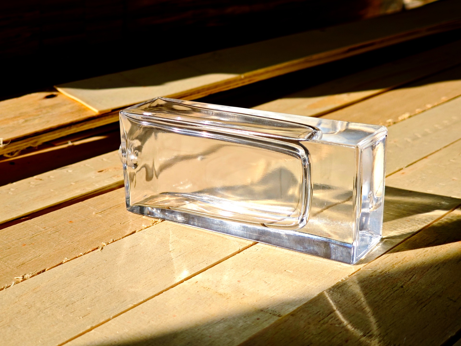 perfume glass bottle rectangle