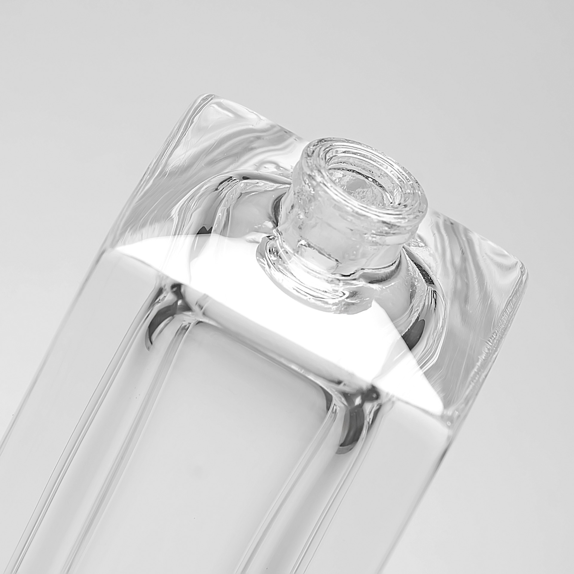 luxury glass bottle