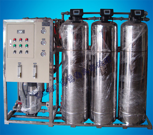 陶氏1T/H不锈钢反渗透纯水设备去离子水设备
