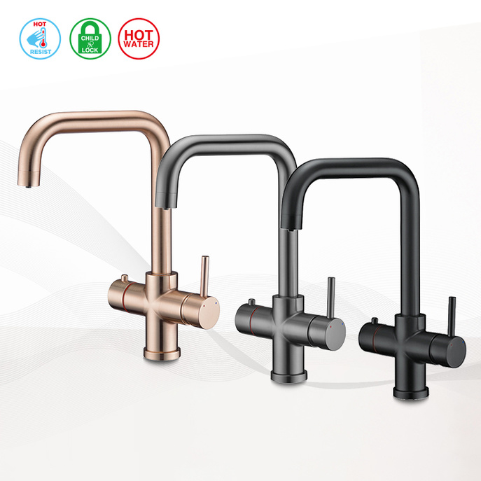 We can make 2/3/4/5 in 1 taps, adding boiling, pure, chilled and sparkling functions。