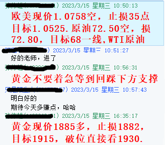 黄金3.15指导