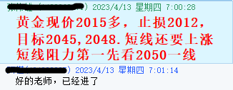 黄金指导4.13指导
