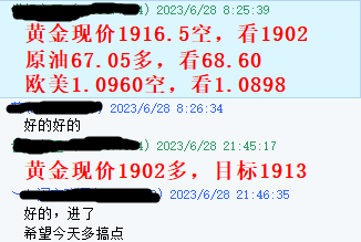 黄金指导6月28号