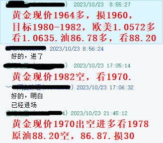 黄金指导10月23指导