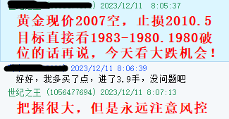 黄金指导12月11指导