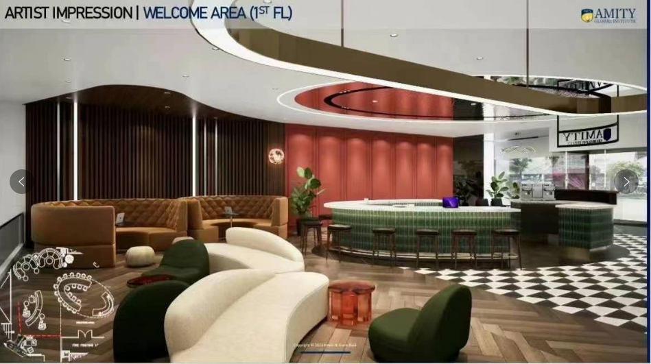 祝贺阿米提全球学院，新校区将在2月份投入使用，先睹为快9