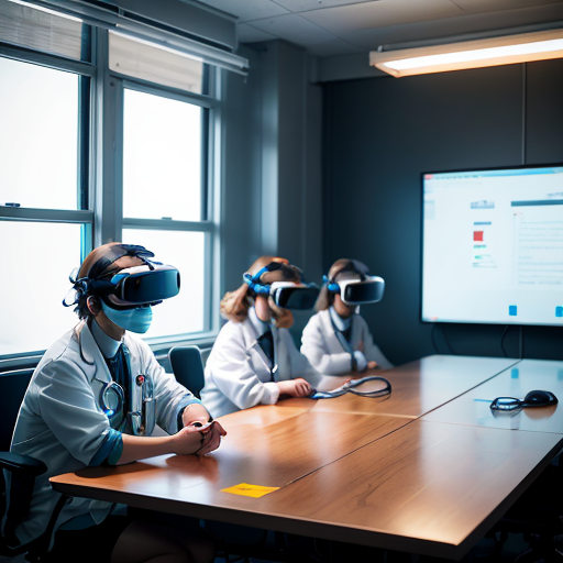 00188-1326055118-A group of scientists wearing VR glasses are doing scientific research,Inside the research room,real photos