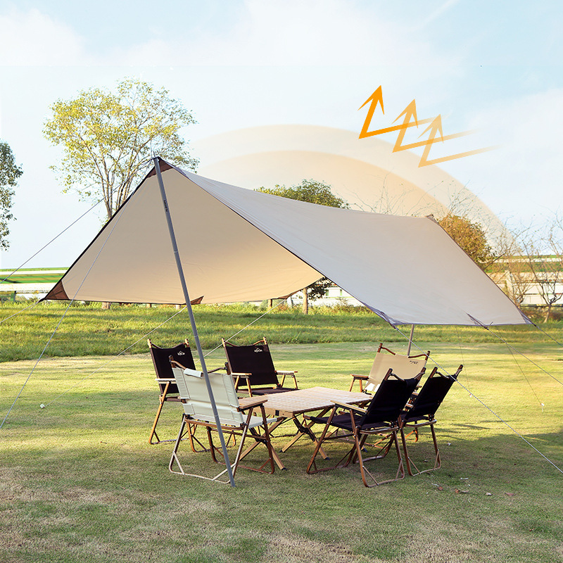 天幕户外帐篷 简易便携露营防雨防晒凉棚 野外野营沙滩遮阳棚