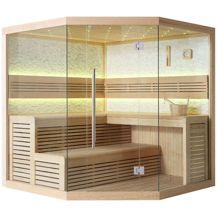 Flora always offer best solution for your home or commercial need.Whether it is a ready
made indoor sauna room，a customized sauna or an outdoor sauna.Flora design expertise and professional production team is the guarantee in quality.