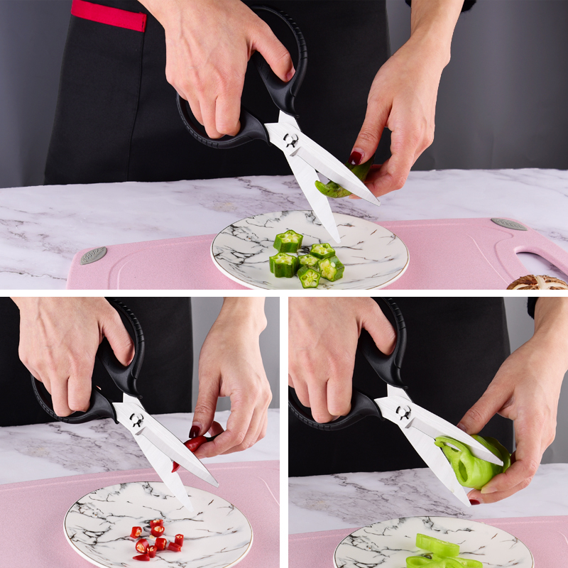 Food scissors take apart shears C208-3D Kitchen scissors