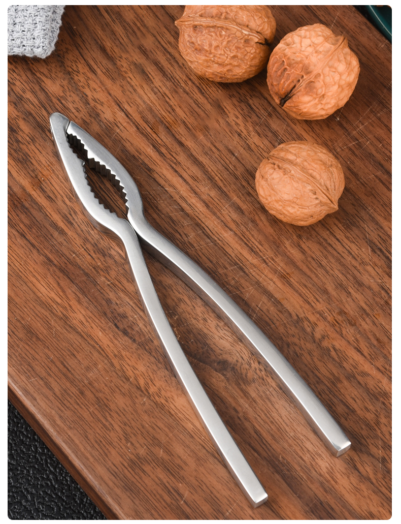 Nut Crackers Walnut Cracker Heavy Duty Shell Cracker Seafood Cracker Walnut Opener Tool 304 full stainless steel