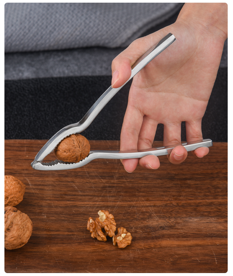 Nut Crackers Walnut Cracker Heavy Duty Shell Cracker Seafood Cracker Walnut Opener Tool 304 full stainless steel