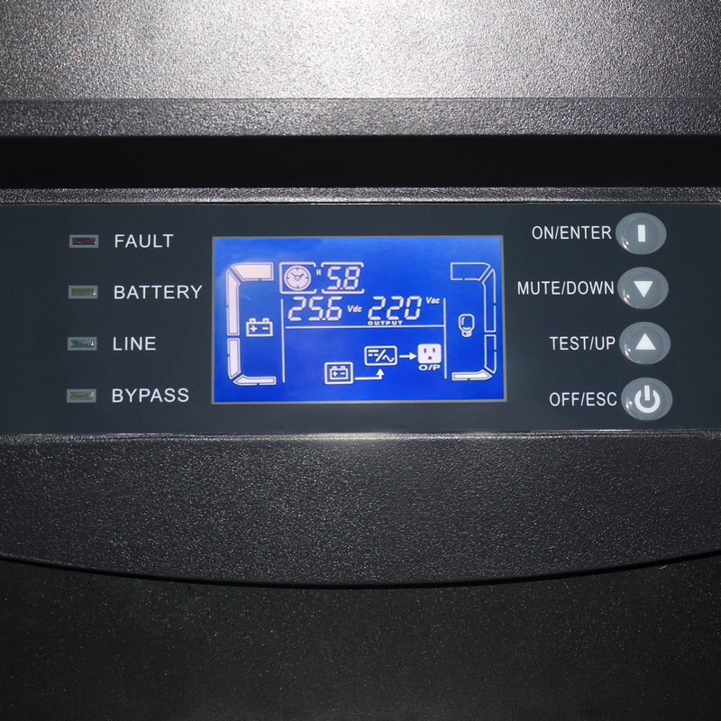 BZR series 10-20KVA online high-frequency three-machine rack UPS 380VAC - 220VAC