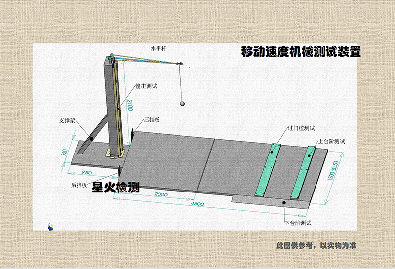 移动速度机械测试装置