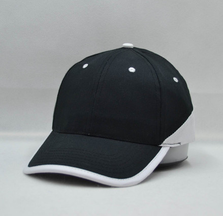 8861 6panels combination border peak and metal buckle headwear cap headgear,black/white,white/red,