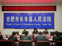 长丰法院召开审判管理工作“半月谈”