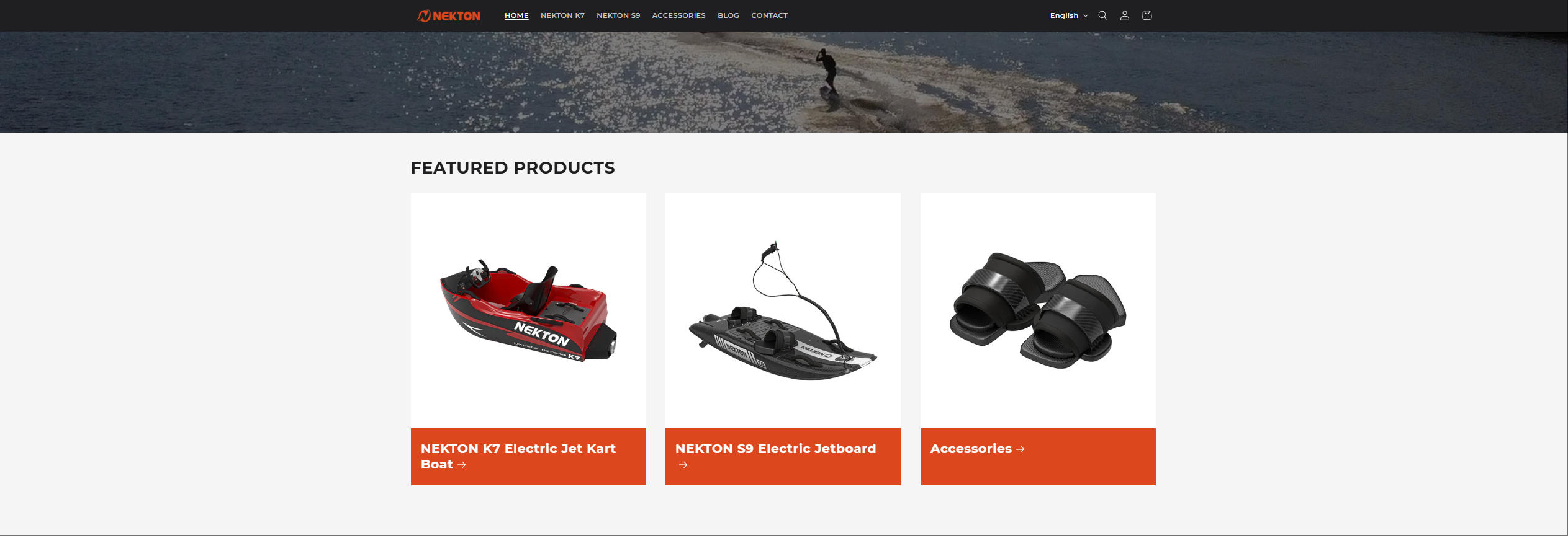 NEKTON WEBSITE