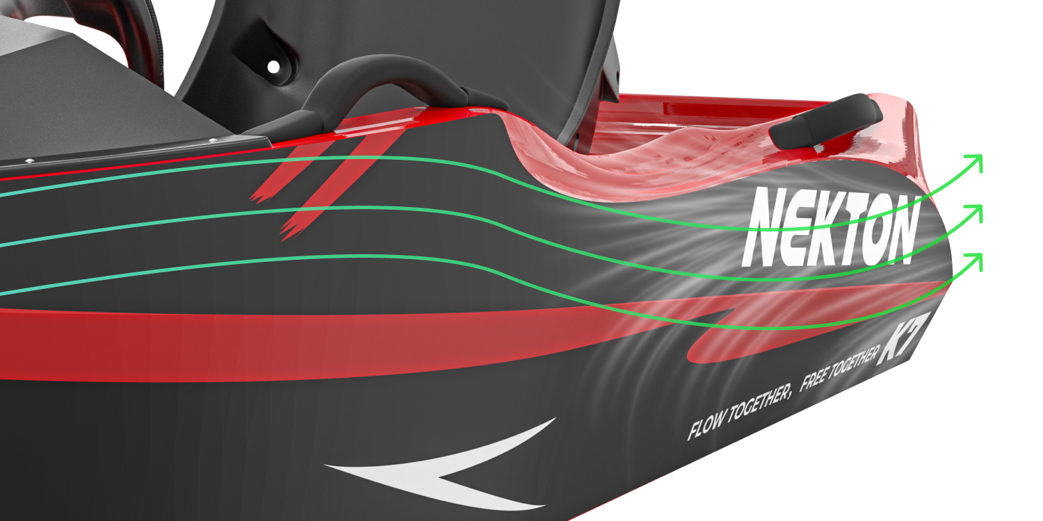 Engineered for minimal splash and improved stability, ensuring a smooth and safe ride even in choppy waters.