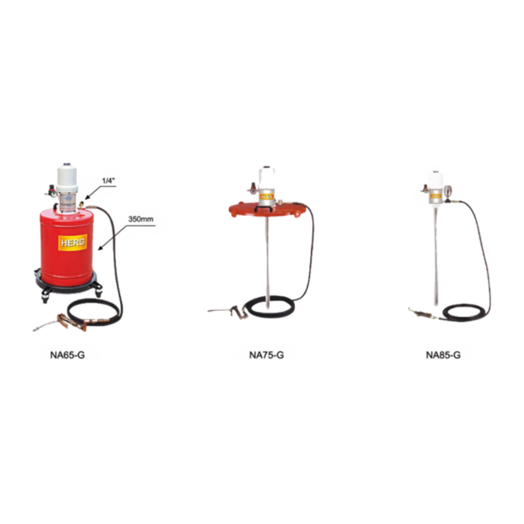 Pneumatic oil supply unit