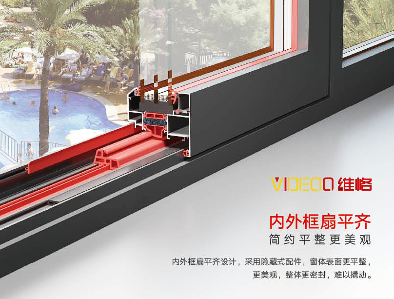 内外框扇平齐