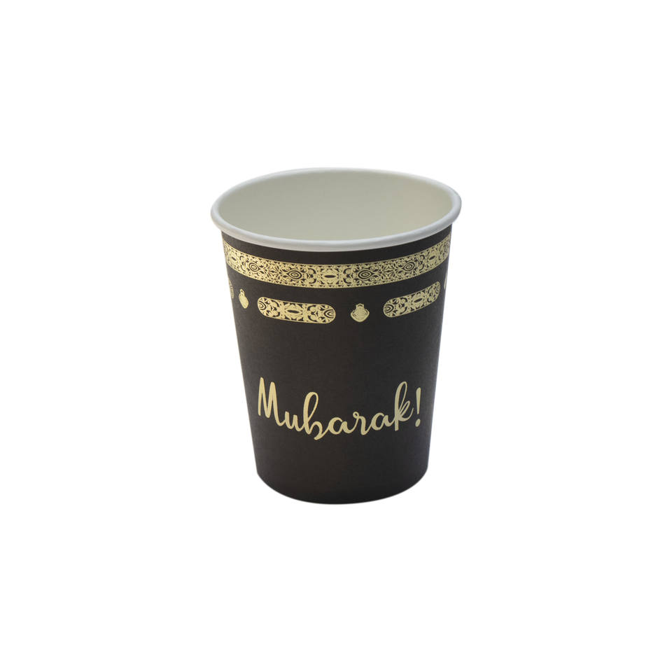 EID party Disposable Paper Plates Cups Umrah color (10pcs) MOQ 20 packs