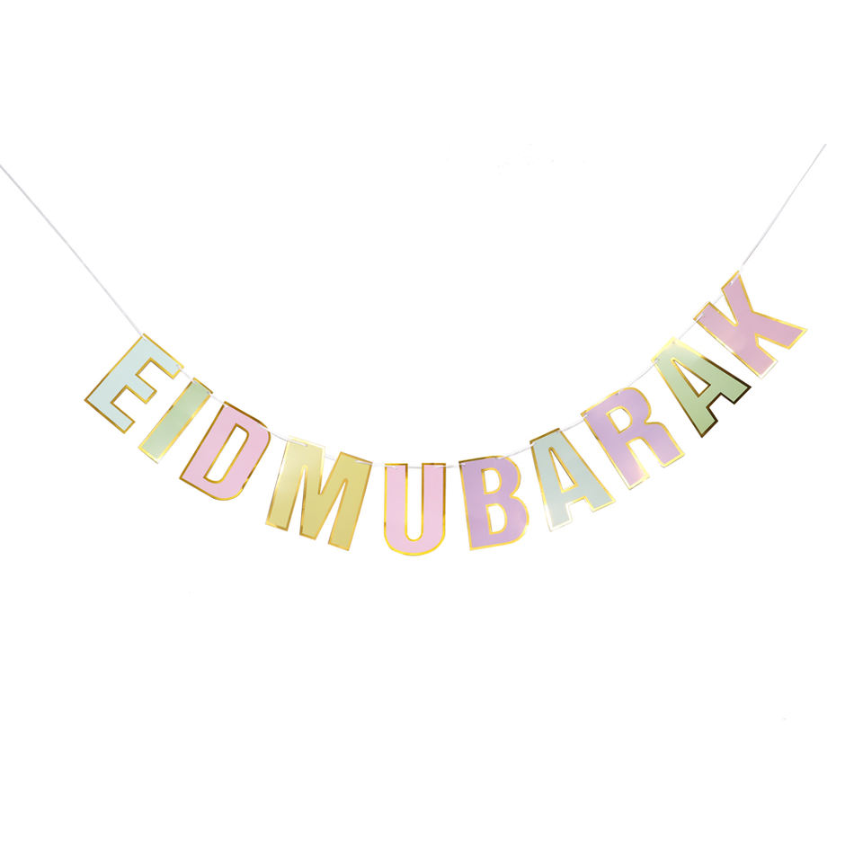 Colored Banner for EID party MOQ 5 sets