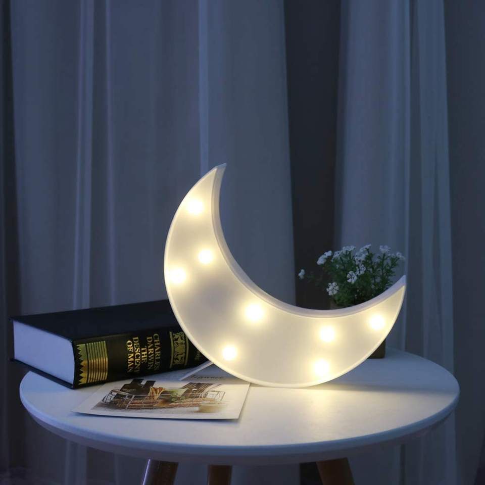 Moon and star table lamp MOQ 20pcs