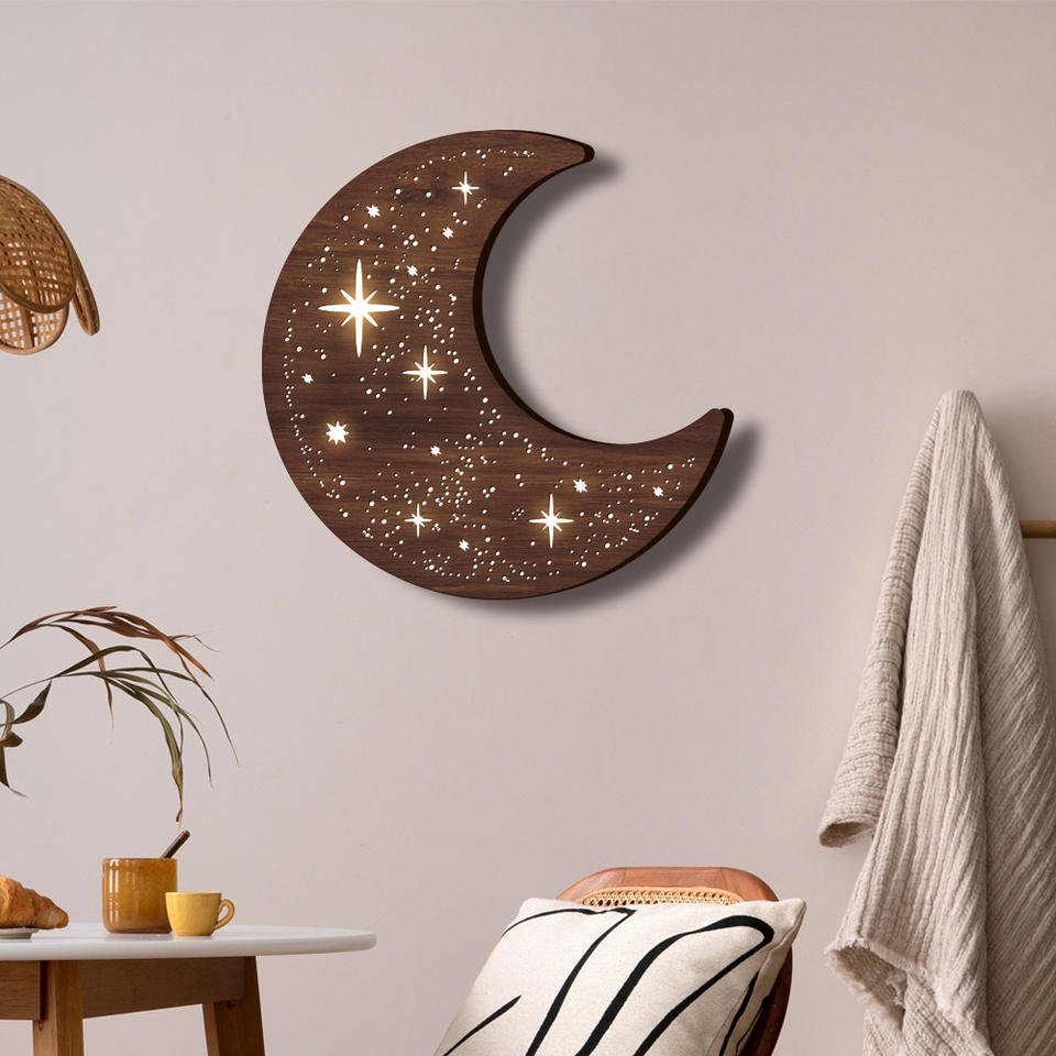 Moon and star table lamp MOQ 10pcs