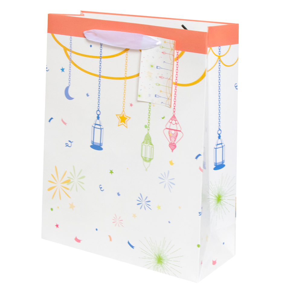 EID gift bag bigger size 310*250*100mm  #016 MOQ 20pcs