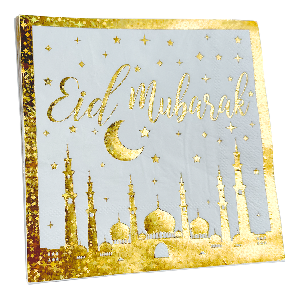 33x33cm Napkins *20pcs Gold Mosque Color  MOQ 20pcs