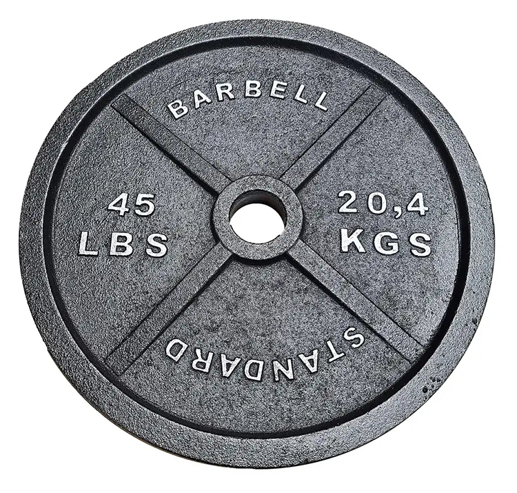 HRS-PL03 Standard Olympic Plates, Black