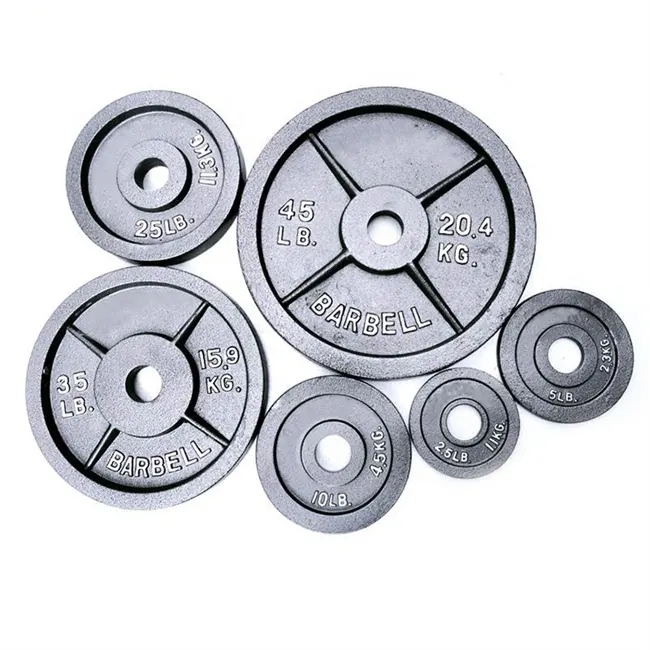 HRS-PL001 Olympic 2-Inch Weight Plate, Gray