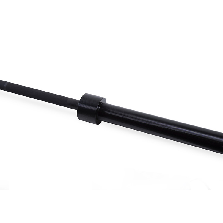 HRS-OB02 Olympic Power Lifting Bar with Center Knurl, Black