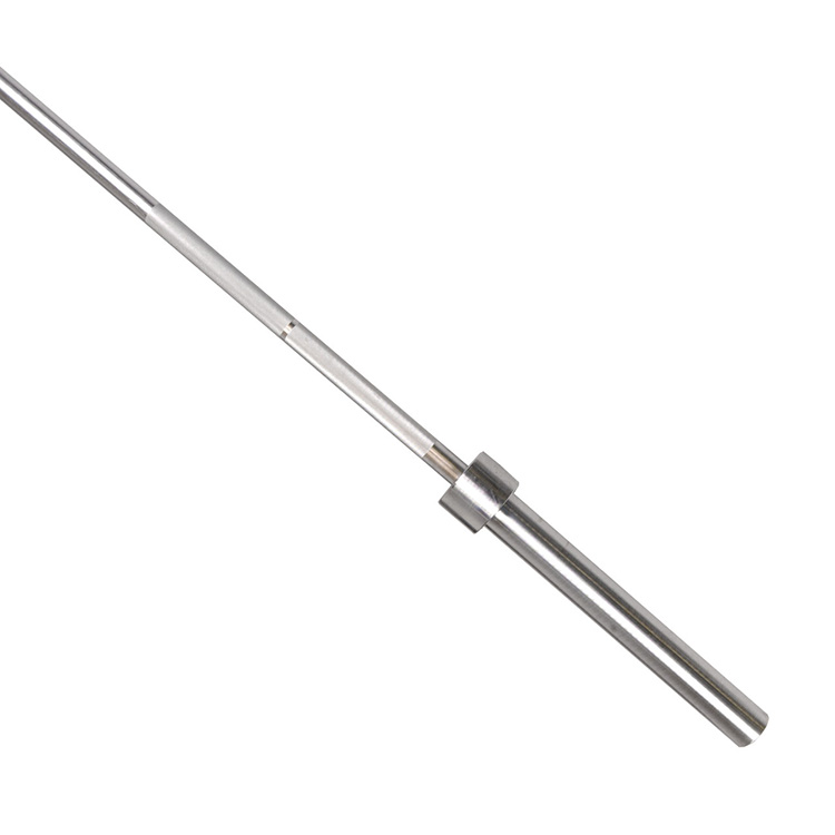 HRS-OB03 Olympic Power Lifting Bar, Silver Zinc
