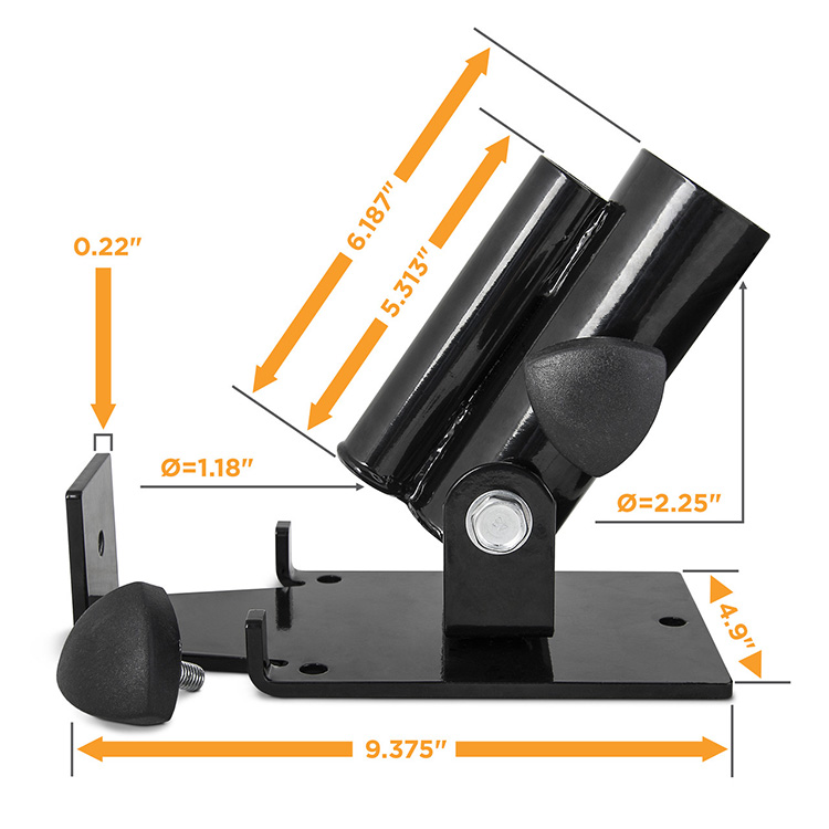 HRS-OB10 Landmine T bar Row Platform Full 360 Degree Swivel