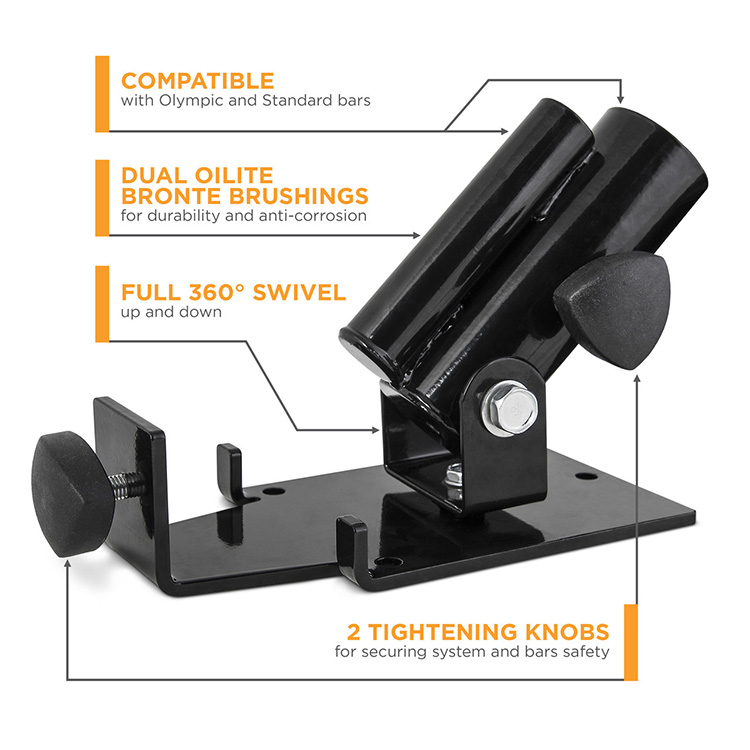 HRS-OB10 Landmine T bar Row Platform Full 360 Degree Swivel