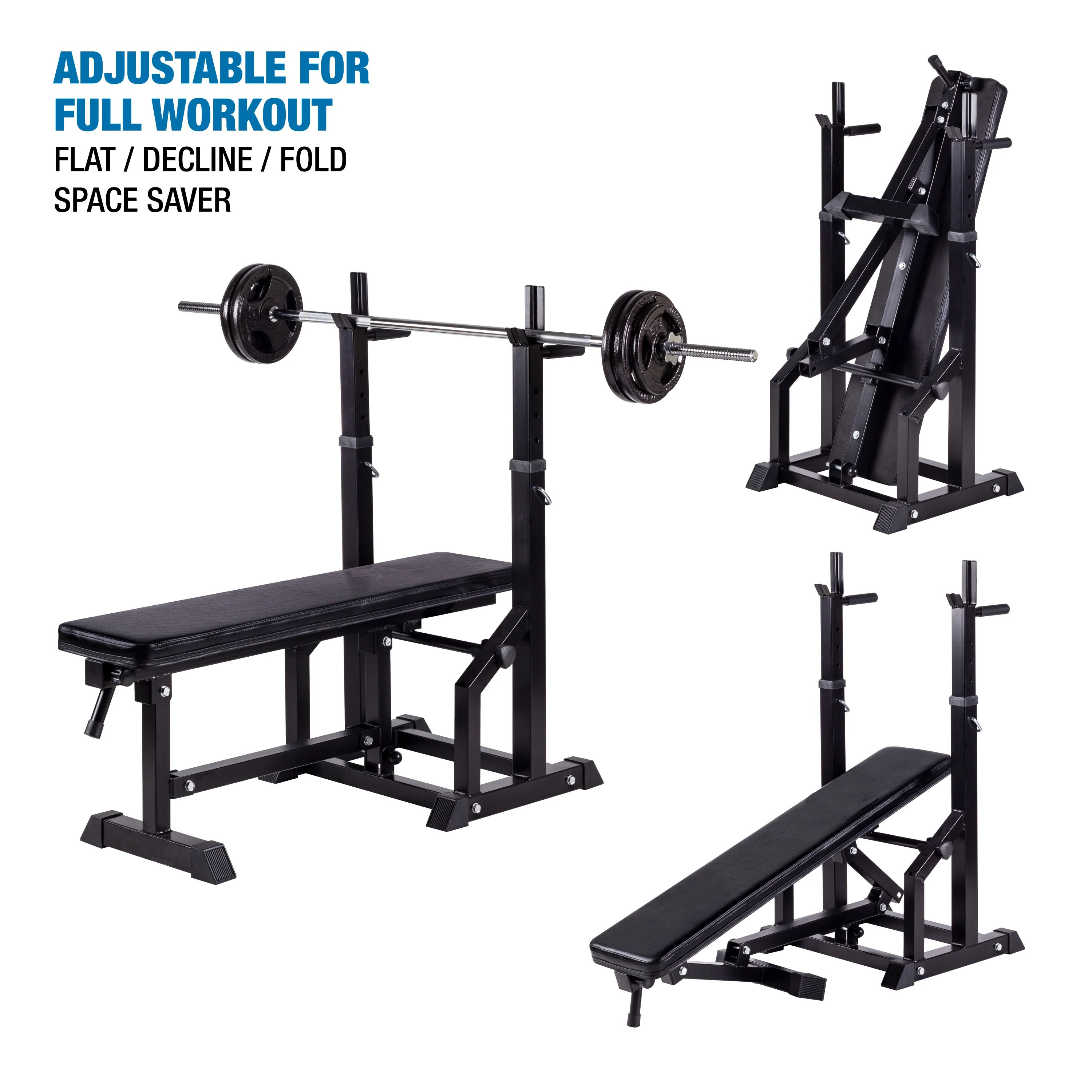 HRS-AB018A Multifunctional Adjustable Flat-Incline Press Bench