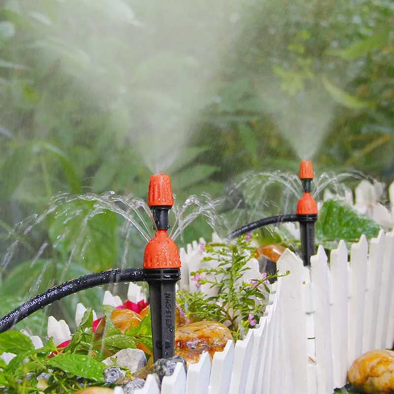 奈德斯特半动套装滴灌雾化俩用喷头庭院绿化带浇花盆栽喷灌系统
