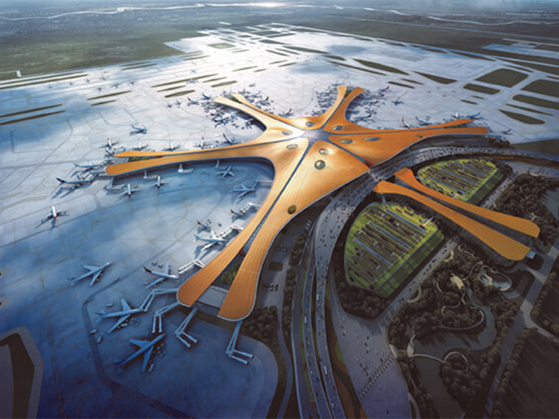 北京新机场“三线四桥”施工转体项目