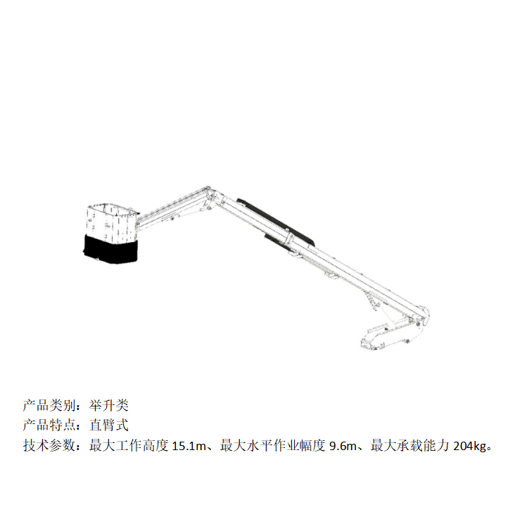 臂架-举升类-直臂式